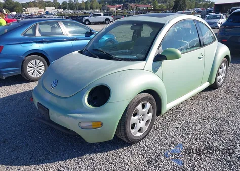 2002 Volkswagen New Beetle Gls Tdi из США, поврежденный, VIN 3VWCP21C22M403259